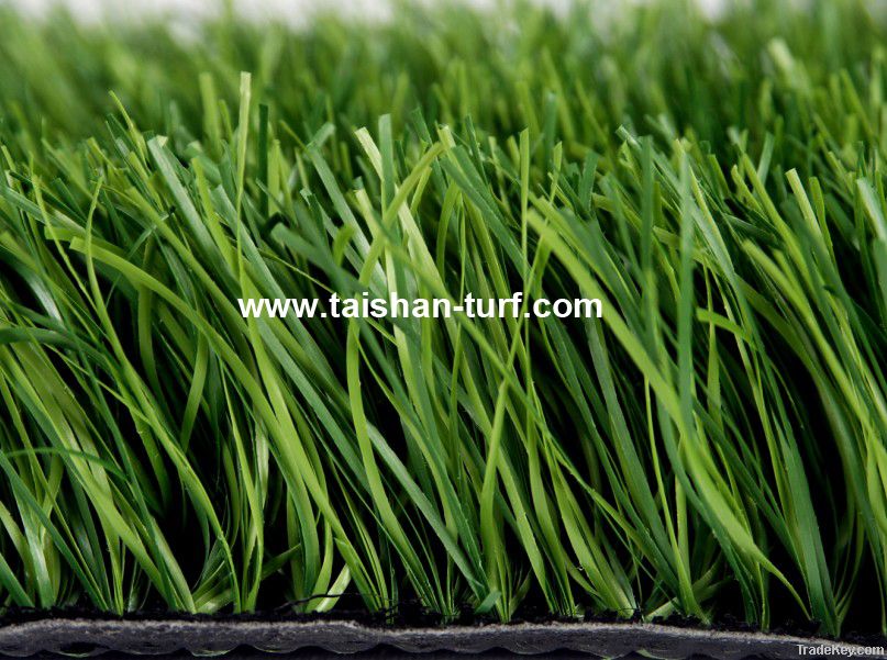 Synthetic grass football field