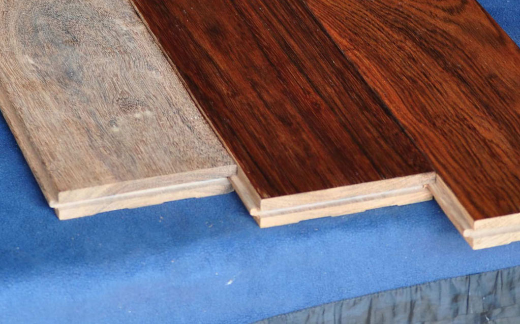 Solid Laurel Wood (Asian Walnut) flooring