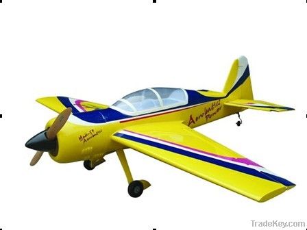 Strong  3D rc airplane.yak54 2C 46 made of  fibreglass and balsa wood