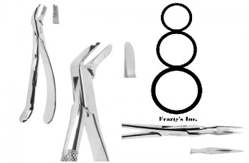 Extracting Dental Forceps; Both American and English Patterns