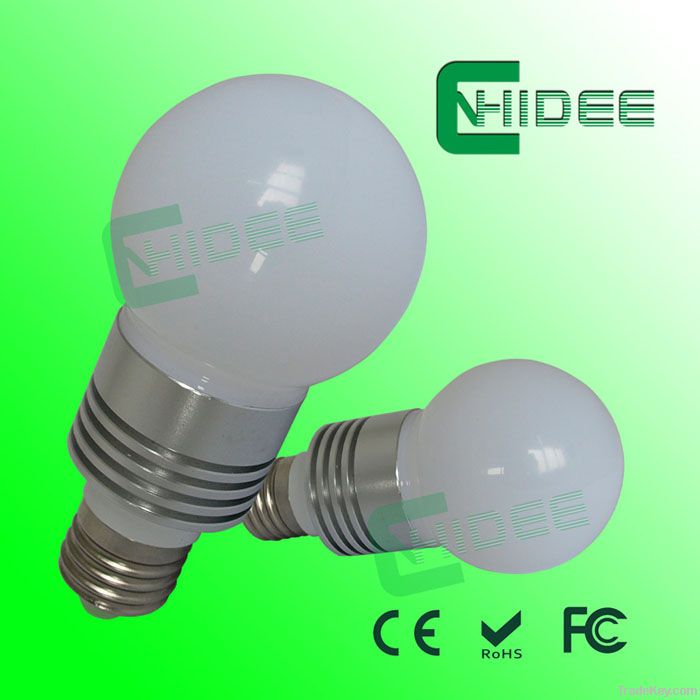 CE/Rohs 3W high power LED bulb light