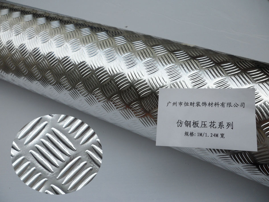 Embossed thick PVC decoration foil