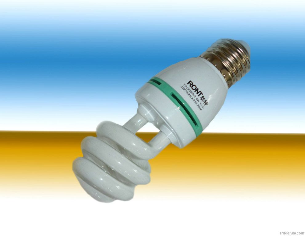 CFL Full/Half spiral lamp with phosphor fluorescent power