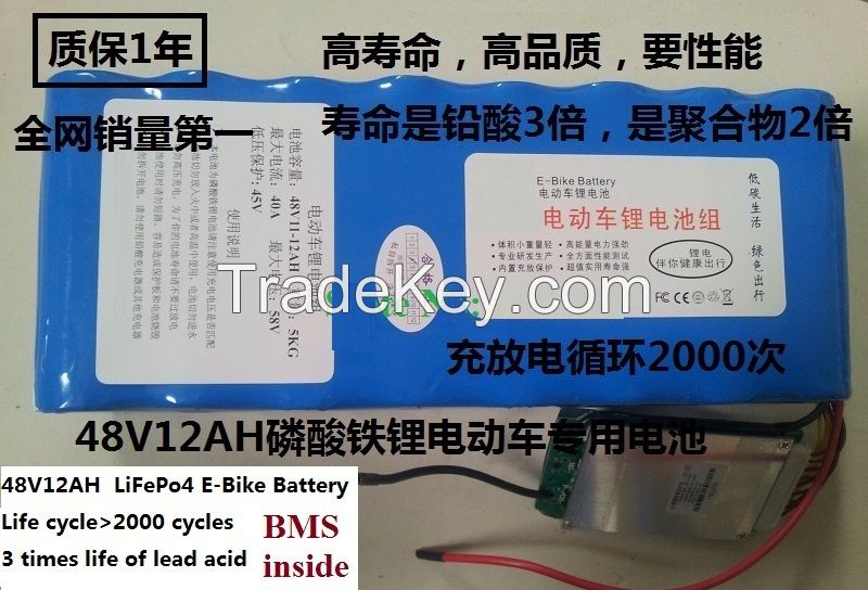 24V 20AH lifepo4 lithium iron phosphate electric bicycle battery