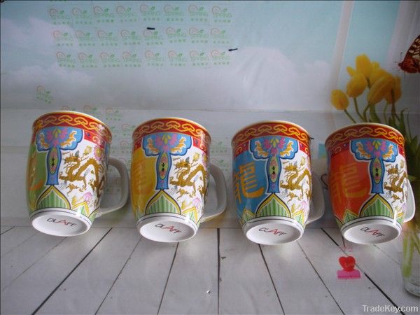 ceramic mug with decal