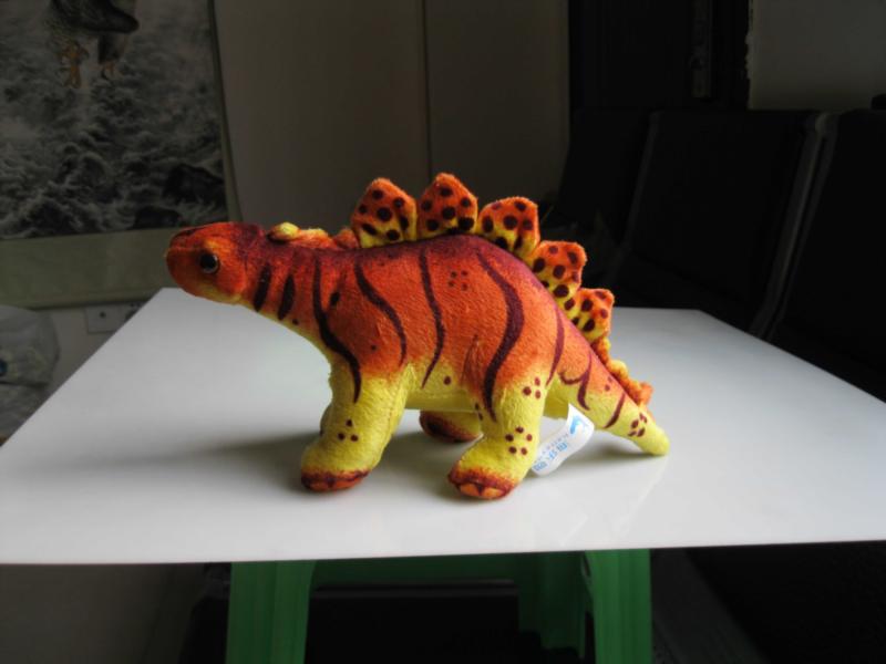 30#Stegosaurus simulation animal plush toys 100% pp cotton
