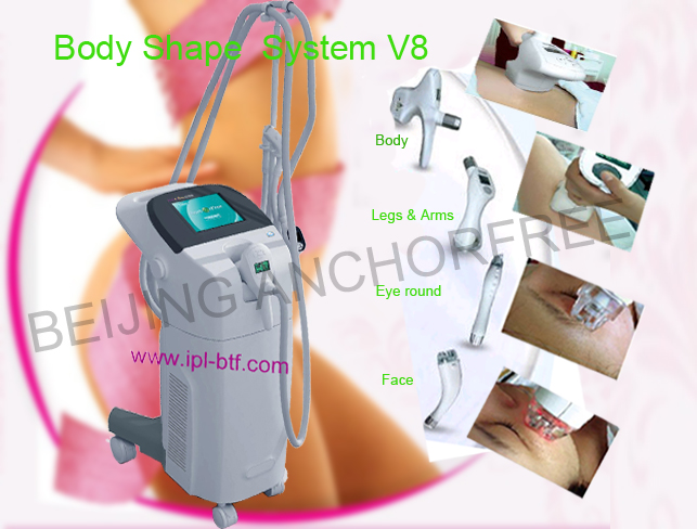 Vaccum +bipolar RF+ Laser +roller Massage slimming  machine