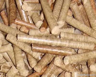 High purity wood pellets