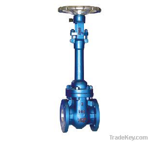 Low temperature cast steel wedge type gate valves