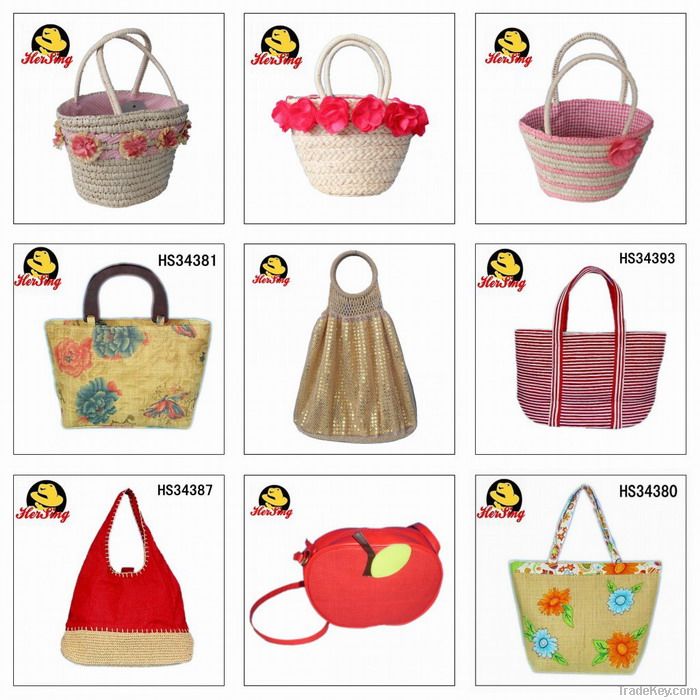 Ladies beach Straw bag