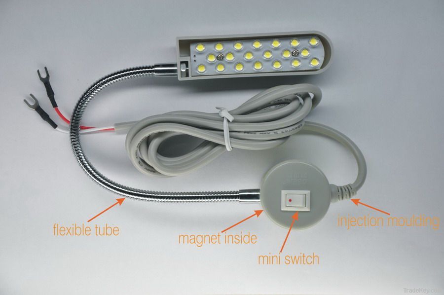 Sewing machine LED work lamp