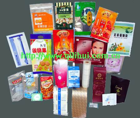 plastic food packing bags