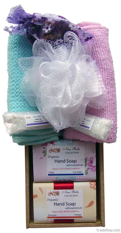 Nina Bella Collection Organic His & Her's Shower Set