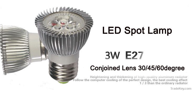 high power led 3w E27/GU10/MR15, AC85-265V/DC12V