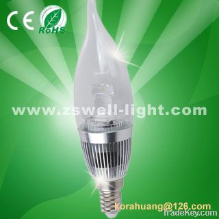 1W E14 led light bulb, Candel Light