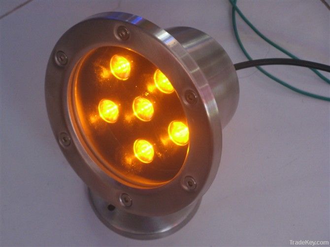6W underwater led light, Red/Blue/Gree/Yellow