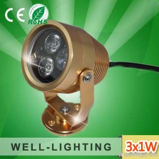 LS03-3x1W high quality LED garden lights 3W 230V/12V