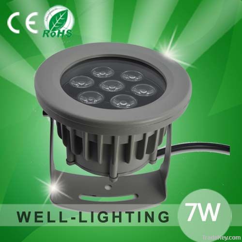 outdoor decorative 7w led project light, Grey Color