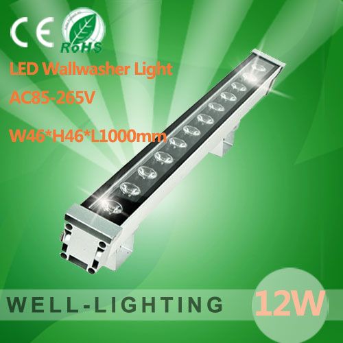 12W LED Wallwash Light, LED Landscape light , led wall washer outdoor IP65, Warm white/White/RGB Color