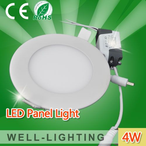 4W round led panel light, Bright SMD 2835 100-110LM, drop ceiling lamp for home, ceiling led smd light