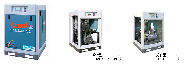 Screw air compressor of LW-20HP