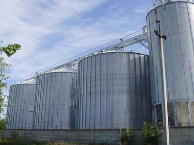 Grain steel silo 1000t