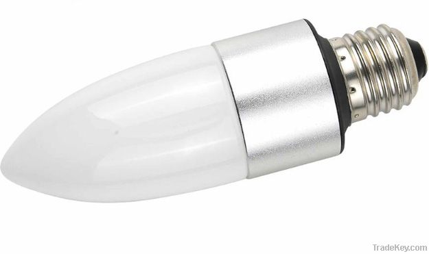 LED Candle Bulb Light E14 3X1W