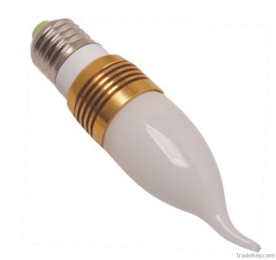 LED Candle Bulb Light E27 1X1W