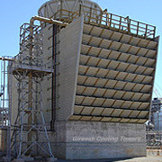 wooden cooling tower