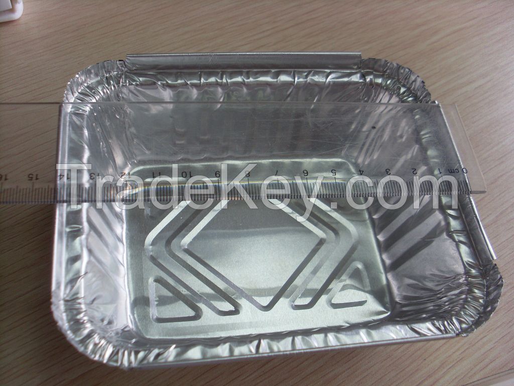 airline aluminum foil food container