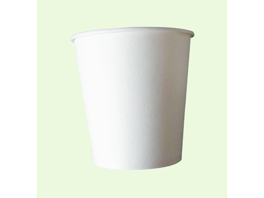 white paper cups