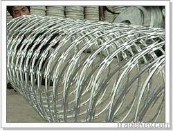 Razor barbed wire mesh