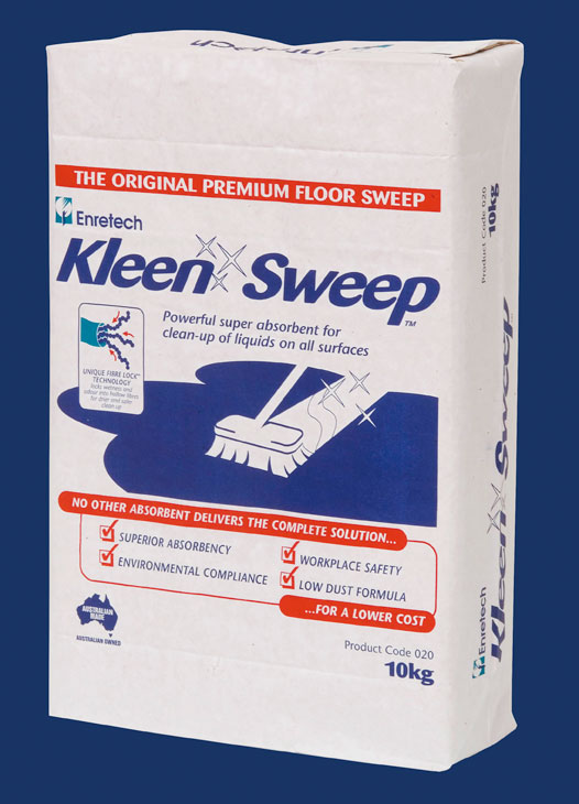 Enretech Kleen Sweep for Spills on Hard Surfaces