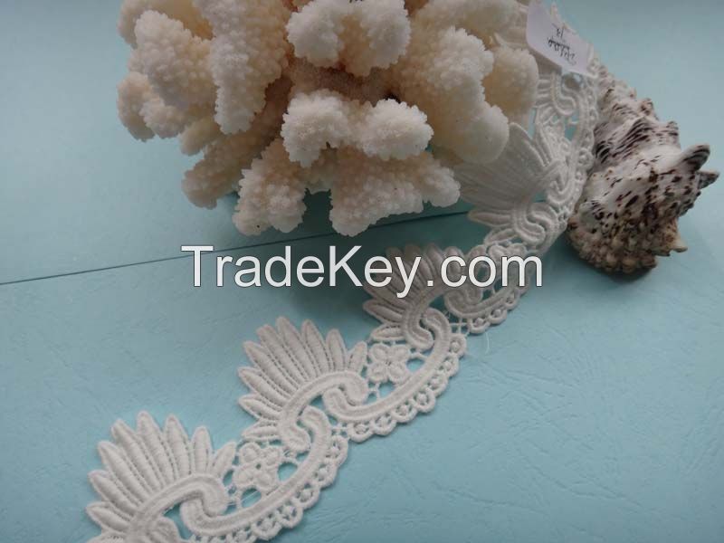 5.5 cm saw teeth edge special style cotton lace trim