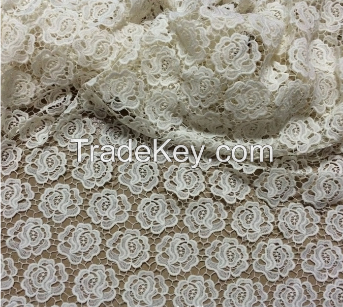 New style embroidery lace fabric whole sale