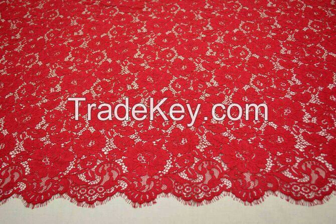 150 cm x 150 cm  eyelash cord good quality lace fabric  17 colors are stock available  no MOQ 