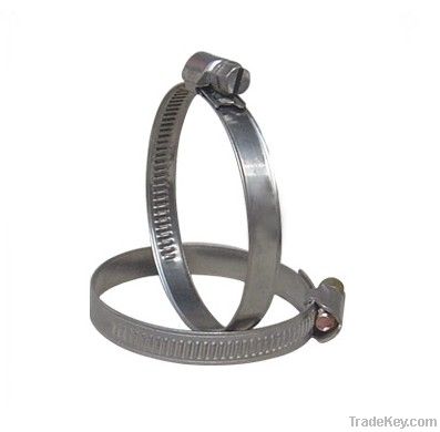 German style hose worm drew screw band hose clamp