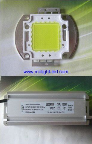 High Power LED Chip 100W, LED De Alta Potencia 100W, Power LED 100W, 100W LED For LED Floodlight