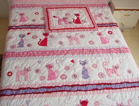 emboidery bedding set, 250gsm