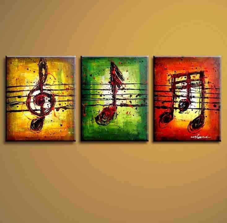 Art music Oil Painting 100% handmade directly from artist