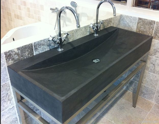 Blue limestone wash basin & sink/ lime stone basin