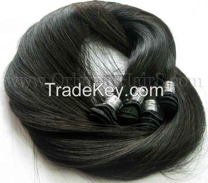 HandTied/Made Weft Remy Human Hair