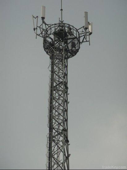 microwave transmission tower