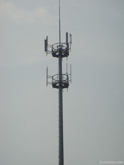 microwave transmission tower