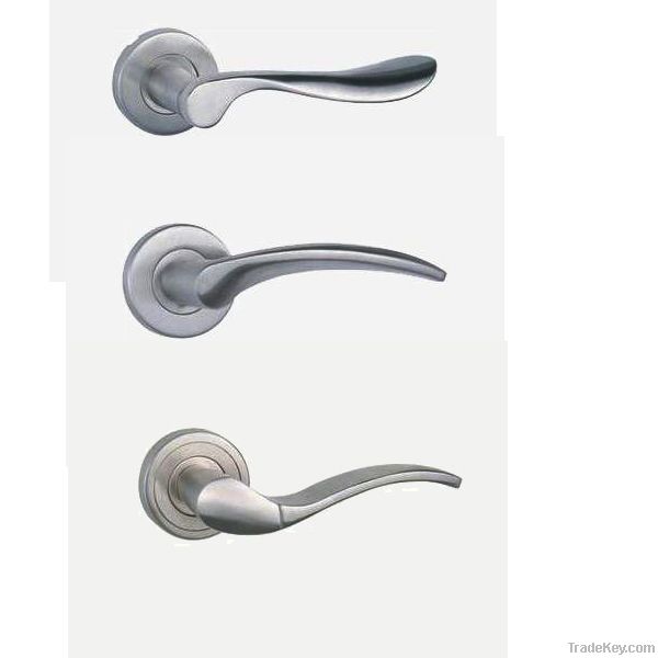 Solid 304 Stainless Steel Lever Door Handle