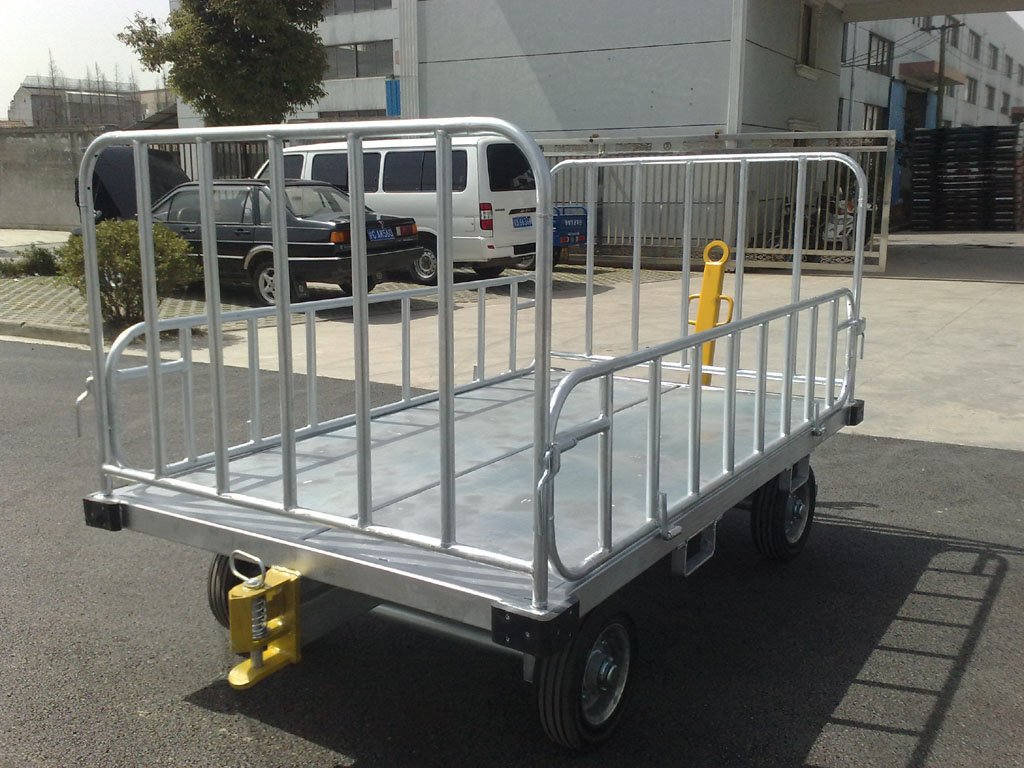 2T Four-Rail Baggage Cart