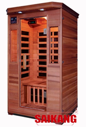 far infrared sauna room for two people