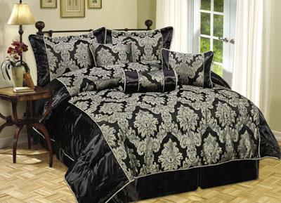 7Pcs Jacquard Comforter Set