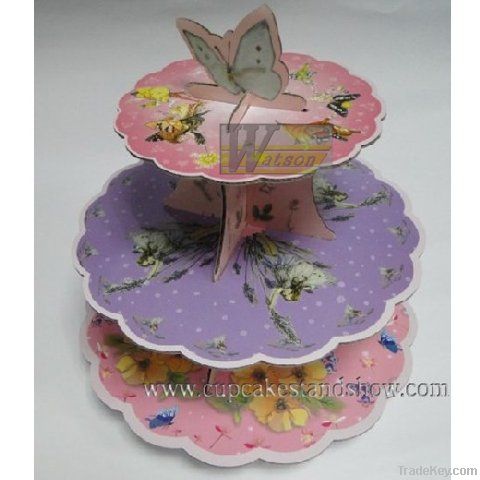 easter festival cardboard cupcake stand