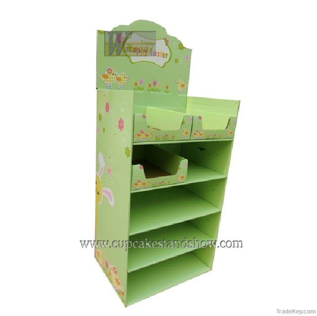 fruit corrugated display stand for promotion
